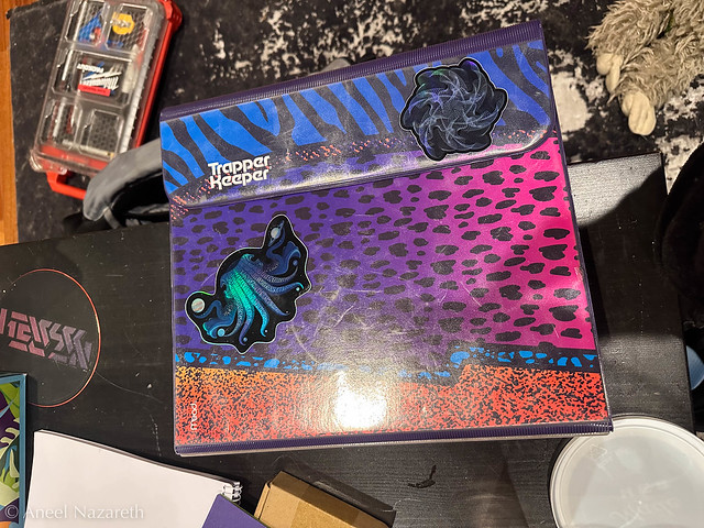 Stickering up the Trapper Keeper