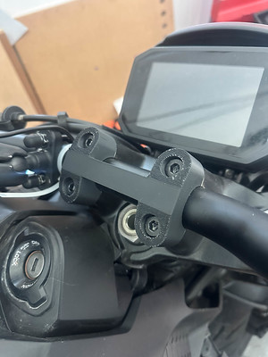 The simplified version does fit on the bike