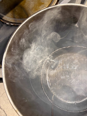 Touch mark oil quench